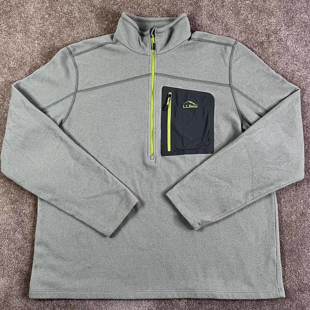 LL Bean fleece pullover sweatshirt